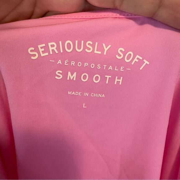 Aeropostale Seriously Soft Smooth Bodysuit size large Pink new with tags - Picture 6 of 7
